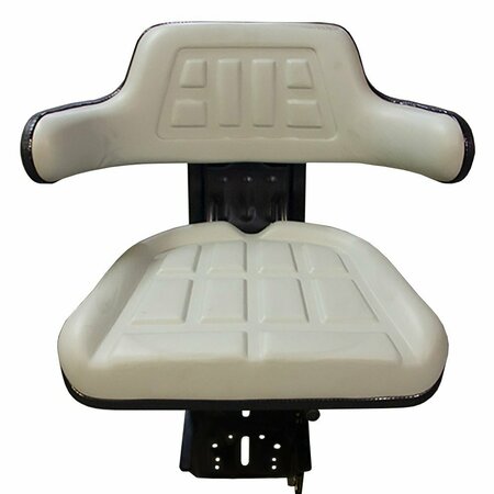 AFTERMARKET Grey Universal Tractor Seat with Adjustable Weight Suspension SEQ90-0388